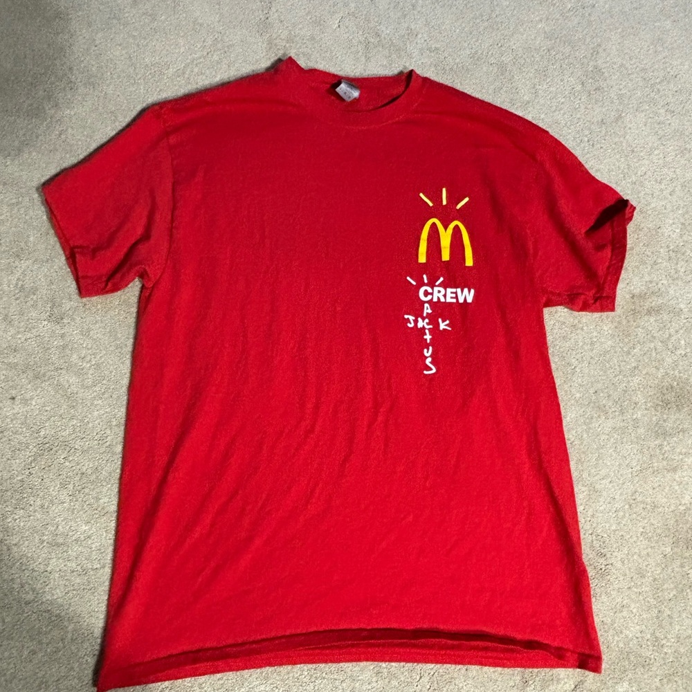 Red Travis Scott Cactus Jack tee